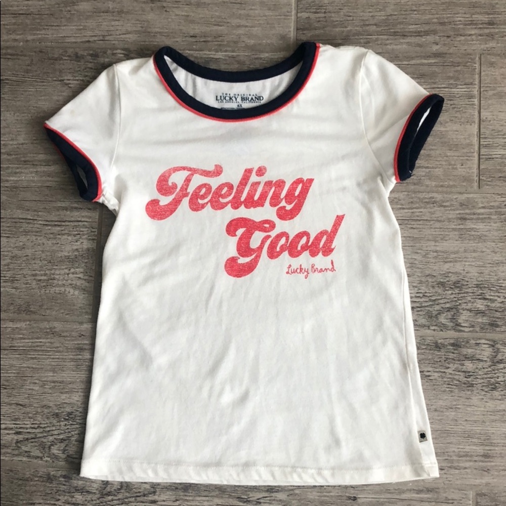 Girls Lucky Brand short sleeve shirt